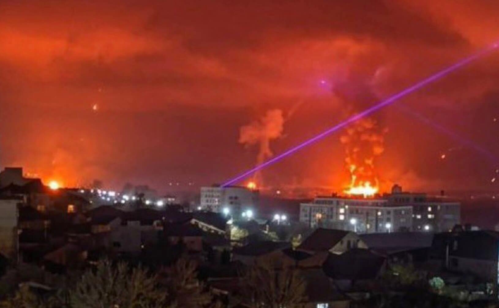Ukrainian Drone Swarm Sets Russian Oil Terminals Ablaze in Novorossiysk Port